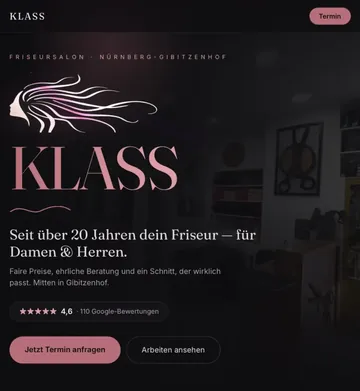 Handyansicht von KLASS Friseur